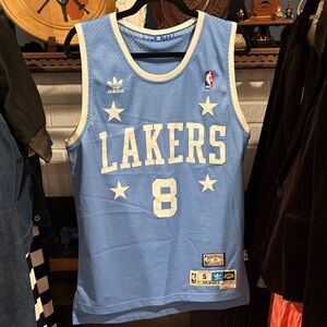 Adidas Lakers Light Blue Bryant Basketball Jersey